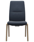 Paloma Leather Oxford Blue and Natural Base | Stressless Mint High Back D100 Dining Chair | Valley Ridge Furniture