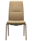 Paloma Leather Sand and Whitewash Base | Stressless Mint High Back D100 Dining Chair | Valley Ridge Furniture