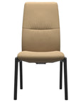 Paloma Leather Sand and Black Base | Stressless Mint High Back D100 Dining Chair | Valley Ridge Furniture