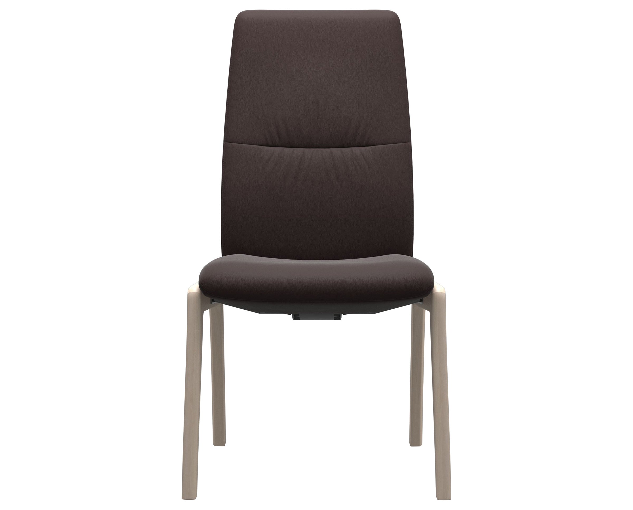 Paloma Leather Chocolate and Whitewash Base | Stressless Mint High Back D100 Dining Chair | Valley Ridge Furniture