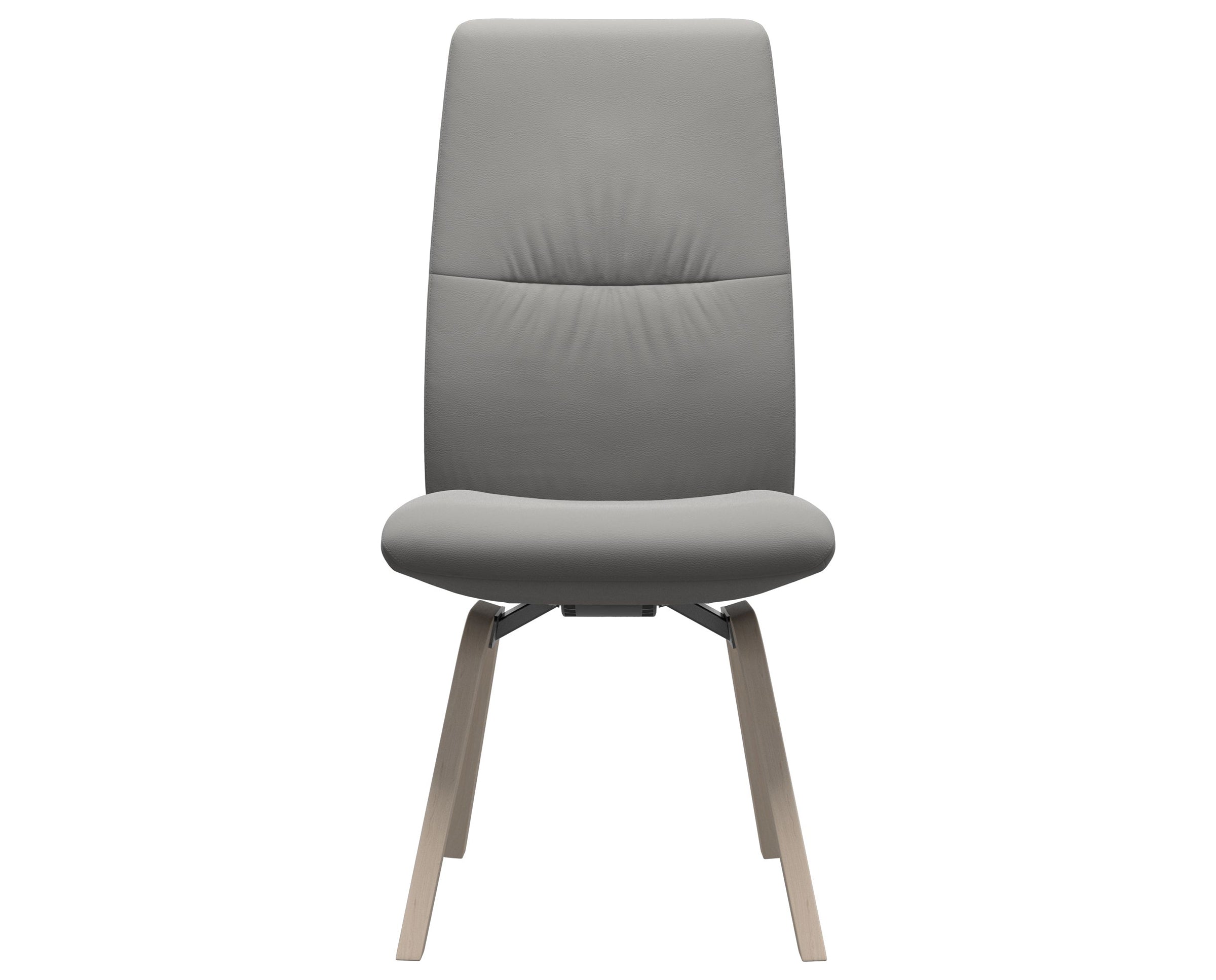 Paloma Leather Silver Grey and Whitewash Base | Stressless Mint High Back D200 Dining Chair | Valley Ridge Furniture