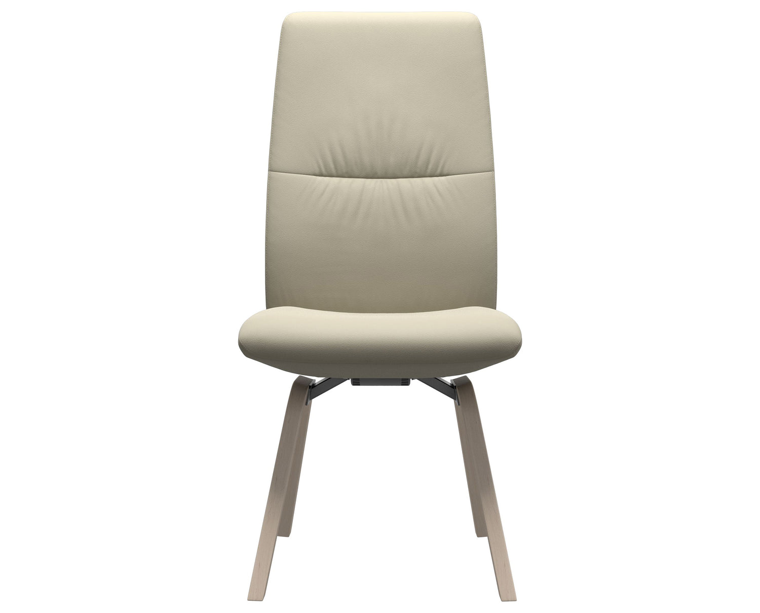 Paloma Leather Light Grey & Whitewash Base | Stressless Mint High Back D200 Dining Chair | Valley Ridge Furniture