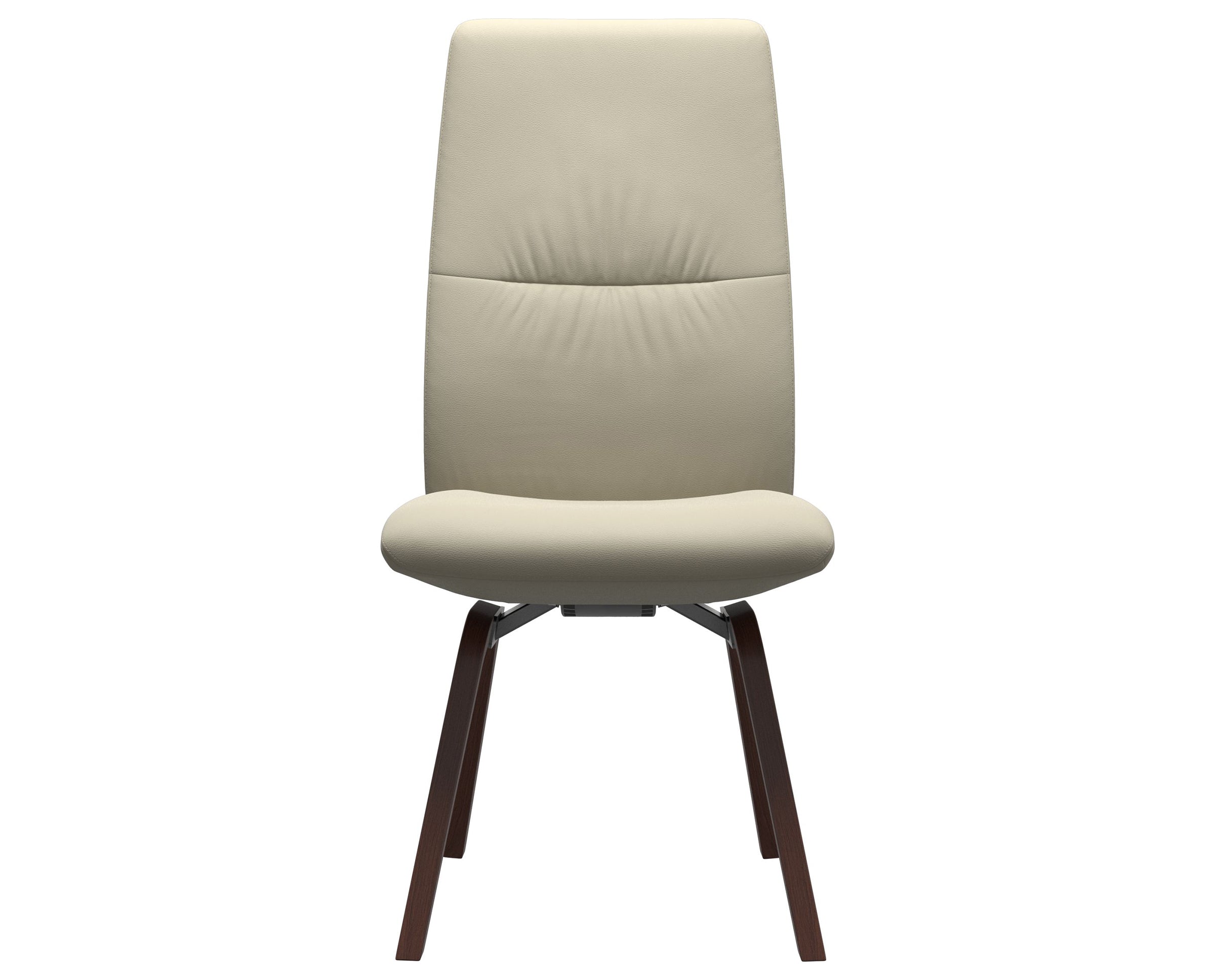 Paloma Leather Light Grey and Walnut Base | Stressless Mint High Back D200 Dining Chair | Valley Ridge Furniture