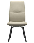 Paloma Leather Light Grey and Black Base | Stressless Mint High Back D200 Dining Chair | Valley Ridge Furniture