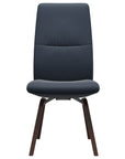 Paloma Leather Oxford Blue and Walnut Base | Stressless Mint High Back D200 Dining Chair | Valley Ridge Furniture