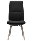 Paloma Leather Black and Whitewash Base | Stressless Mint High Back D200 Dining Chair | Valley Ridge Furniture