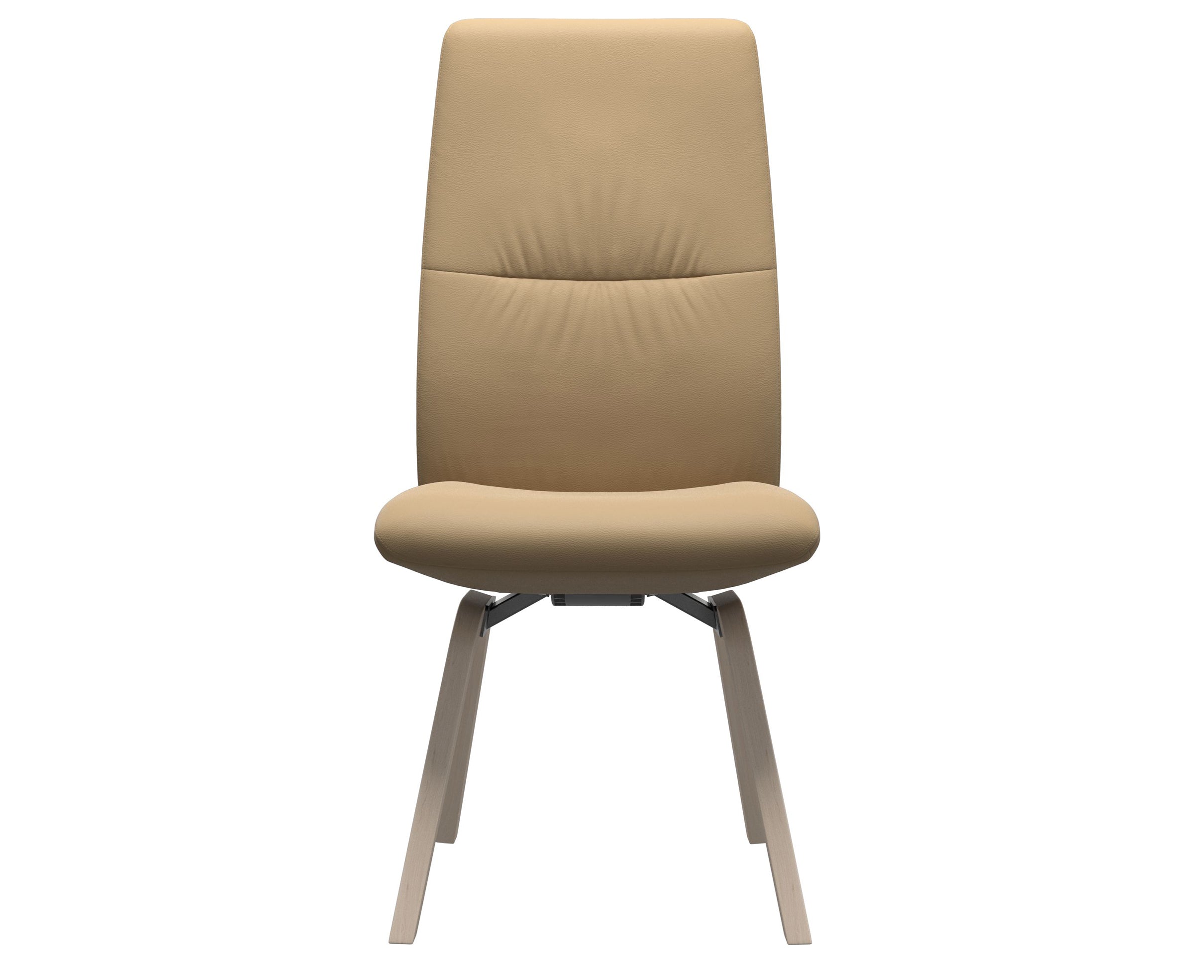 Paloma Leather Sand and Whitewash Base | Stressless Mint High Back D200 Dining Chair | Valley Ridge Furniture
