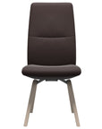 Paloma Leather Chocolate and Whitewash Base | Stressless Mint High Back D200 Dining Chair | Valley Ridge Furniture