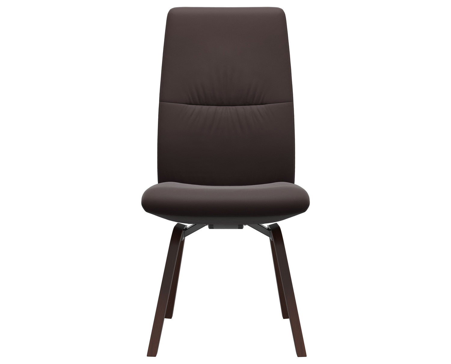 Paloma Leather Chocolate & Walnut Base | Stressless Mint High Back D200 Dining Chair | Valley Ridge Furniture