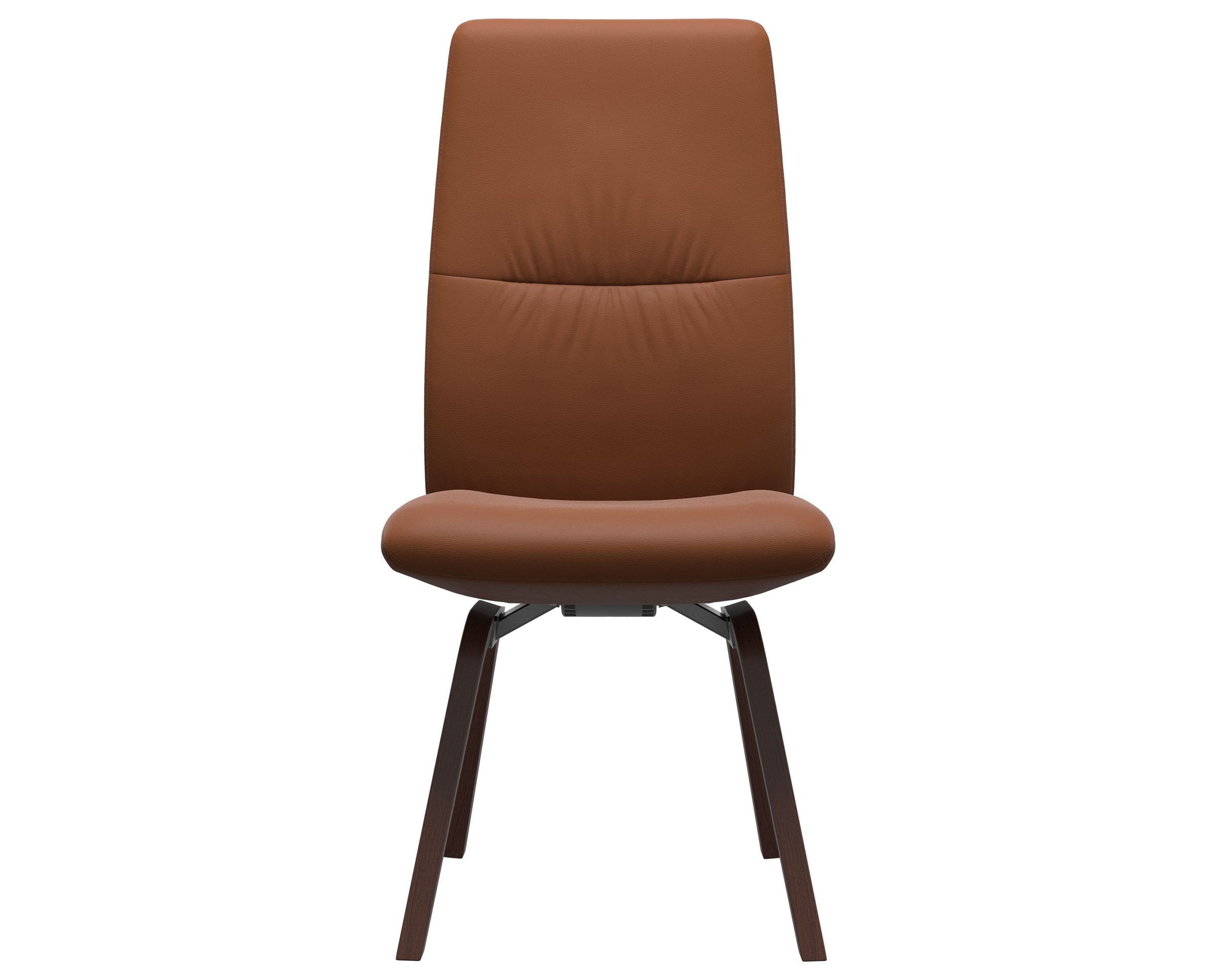 Paloma Leather New Cognac and Walnut Base | Stressless Mint High Back D200 Dining Chair | Valley Ridge Furniture