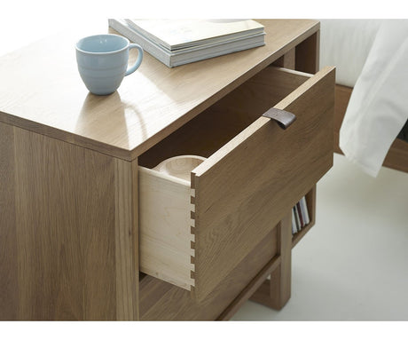 Sand | West Bros Fulton 2 Drawer Nightstand