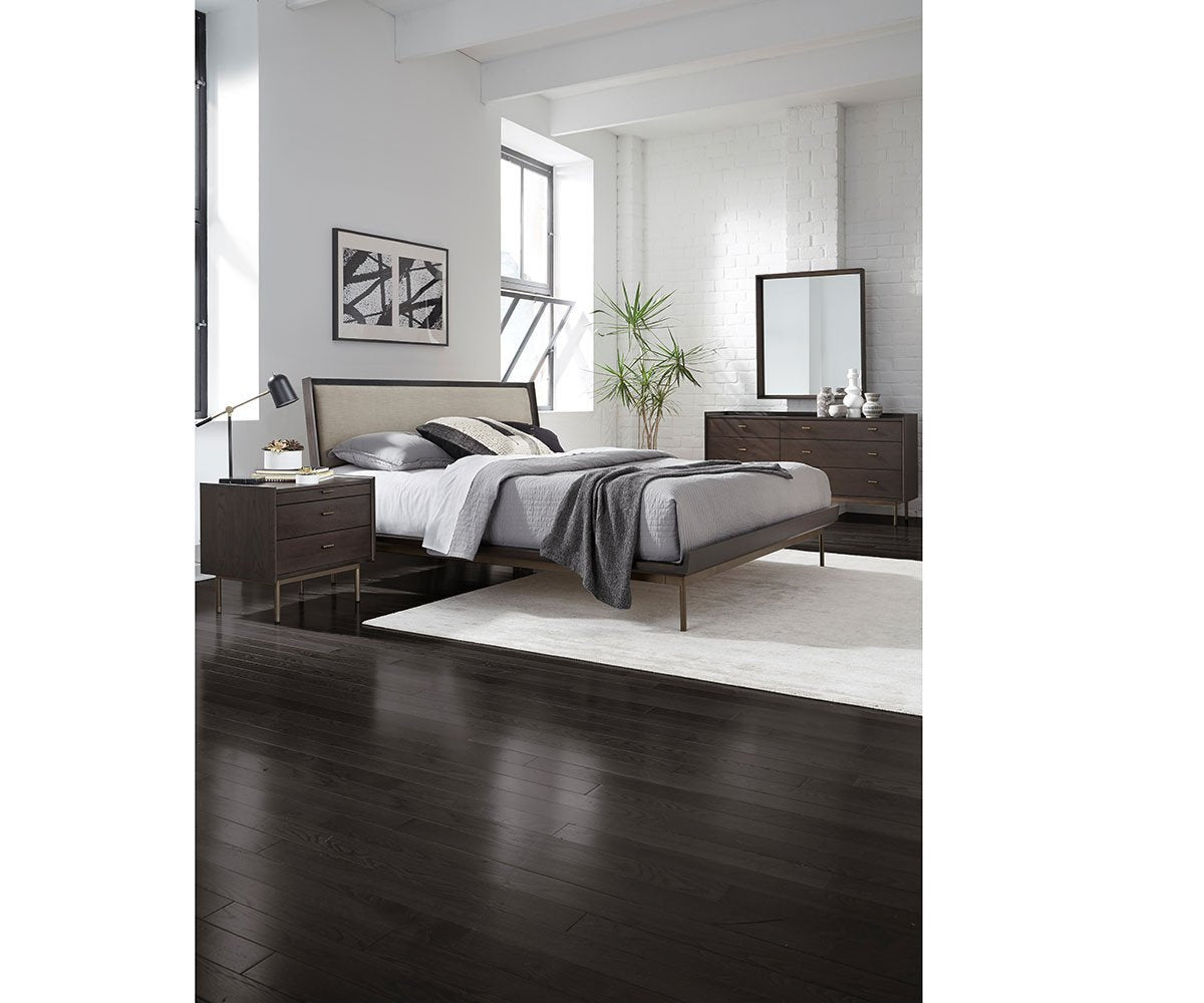 Carbon | West Bros Strada Upholstered Bed