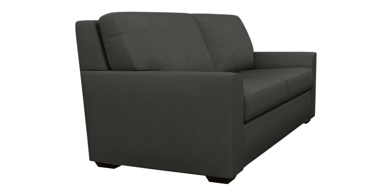 Aura Fabric Espresso | American Leather Klein Comfort Sleeper | Valley Ridge Furniture