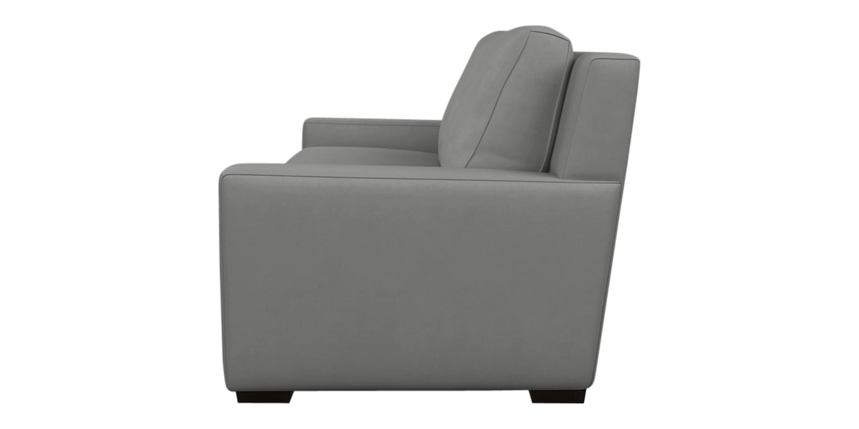 Aura Fabric Pewter | American Leather Lyons Comfort Sleeper | Valley Ridge Furniture