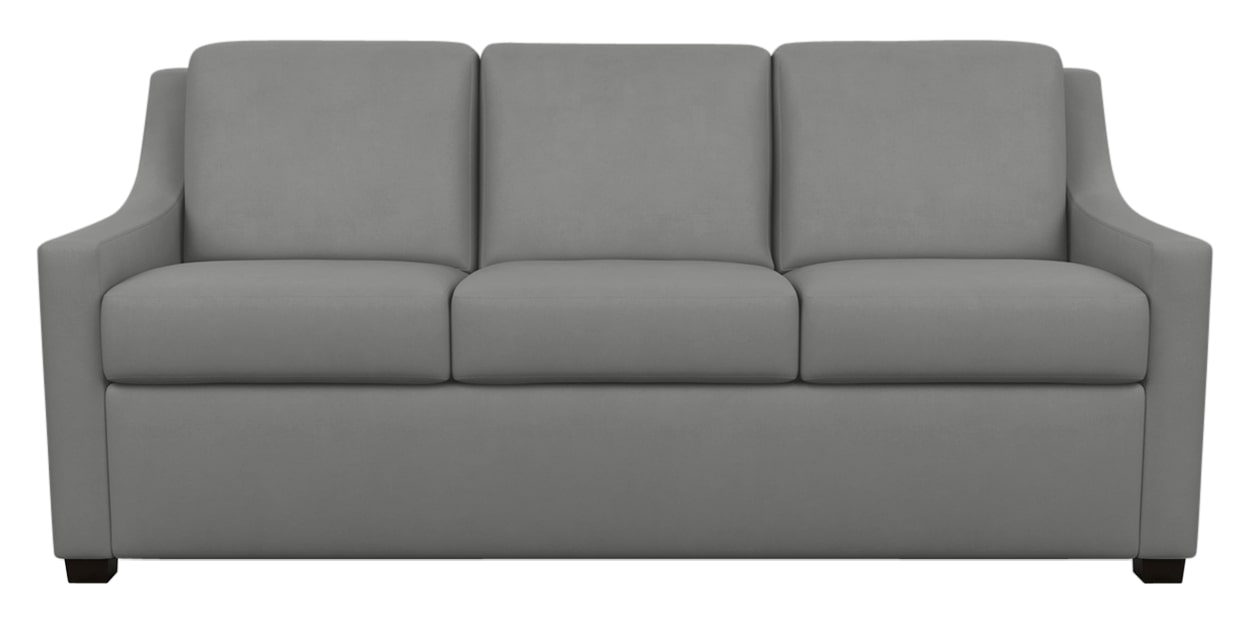Aura Fabric Pewter | American Leather Perry Comfort Sleeper | Valley Ridge Furniture