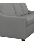 Aura Fabric Pewter | American Leather Perry Comfort Sleeper | Valley Ridge Furniture