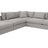 Graceland Fabric Slate | Camden Big Easy Sectional | Valley Ridge Furniture