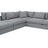 Graceland Fabric Storm | Camden Big Easy Sectional | Valley Ridge Furniture