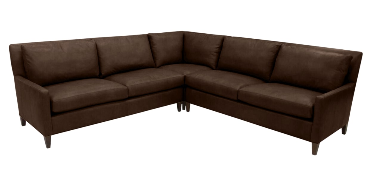 Libby Leather Cashew | Camden Chelsey Sectional | Valley Ridge Furniture