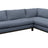 Galaxy Fabric Sky | Camden Harper Sectional | Valley Ridge Furniture
