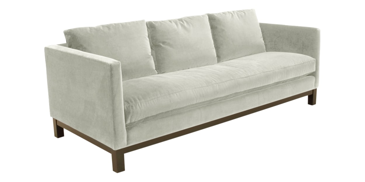 View Fabric White | Camden Harper Sofa | Valley Ridge Furniture