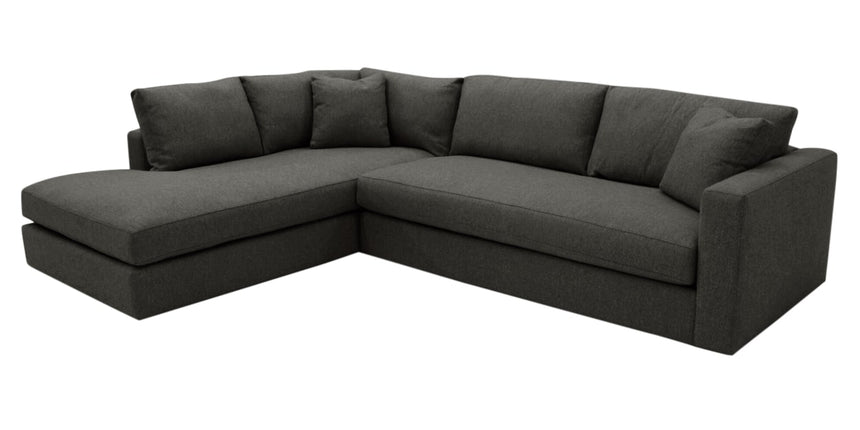 Taft Fabric Truffle | Camden Maude Sectional | Valley Ridge Furniture