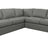 Douglas Fabric Charcoal | Camden York Sectional | Valley Ridge Furniture