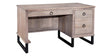 Oyster | Handstone Cumberland Single Pedestal Desk