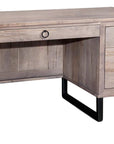 Oyster | Handstone Cumberland Single Pedestal Desk