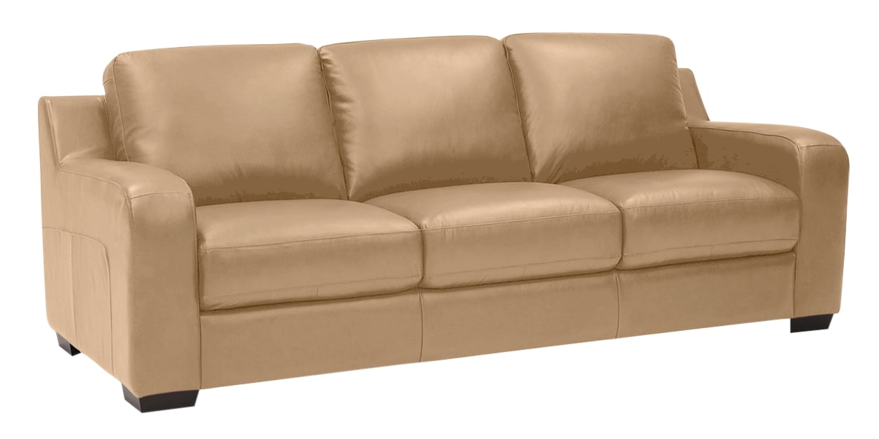 Broadway Leather Khaki | Palliser Furniture Flex Sofa | Valley Ridge Furniture