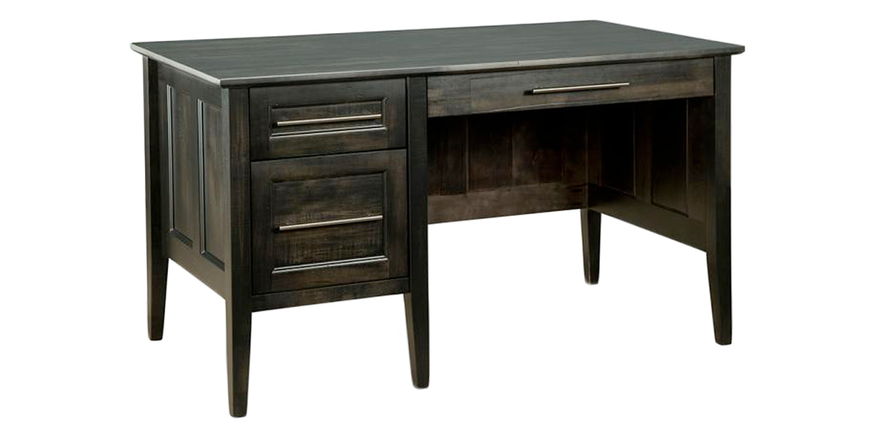 Platinum | Handstone Stockholm Single Pedestal Desk