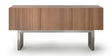 Brushed Steel and Natural Walnut | Trica Urbana Buffet