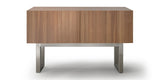 Brushed Steel and Natural Walnut | Trica Urbana Buffet