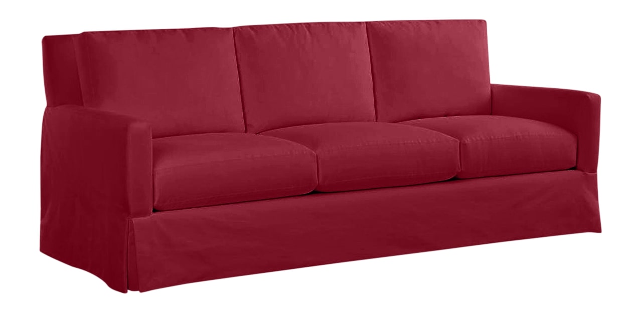 Petry Fabric Cranberry | Lee Industries 5907 Sofa | Valley Ridge Furniture