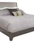 Smoke | Durham Front Street Upholstered Bed