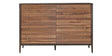 Carbon with Walnut Stripe | West Bros Hayden 8 Drawer Dresser
