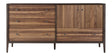 Carbon with Walnut Stripe | West Bros Hayden Door Dresser