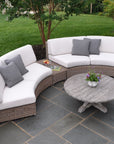 Curved Sectional | Kingsley Bate Sag Harbor Collection | Valley Ridge Furniture