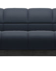 Paloma Leather Oxford Blue and Grey Base | Stressless Oslo Sofa | Valley Ridge Furniture