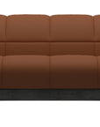 Paloma Leather New Cognac and Grey Base | Stressless Oslo Sofa | Valley Ridge Furniture