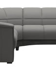 Paloma Leather Silver Grey and Grey Base | Stressless Oslo Sectional | Valley Ridge Furniture
