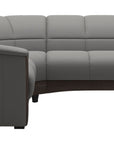 Paloma Leather Silver Grey and Wenge Base | Stressless Oslo Sectional | Valley Ridge Furniture