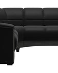 Paloma Leather Black and Grey Base | Stressless Oslo Sectional | Valley Ridge Furniture