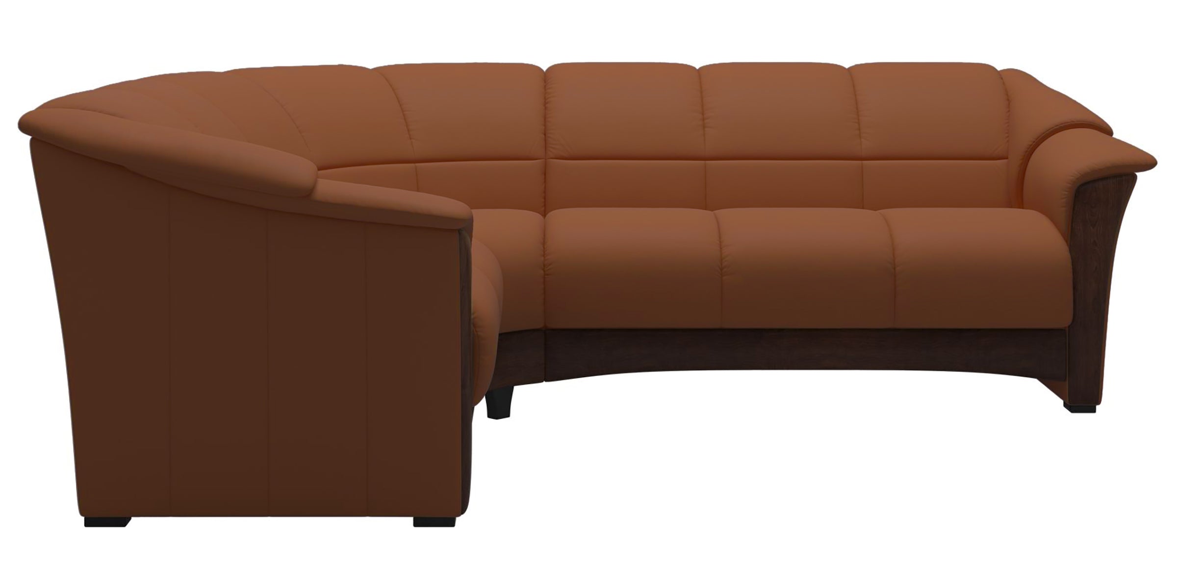 Paloma Leather New Cognac and Brown Base | Stressless Oslo Sectional | Valley Ridge Furniture