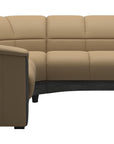 Paloma Leather Sand and Grey Base | Stressless Oslo Sectional | Valley Ridge Furniture