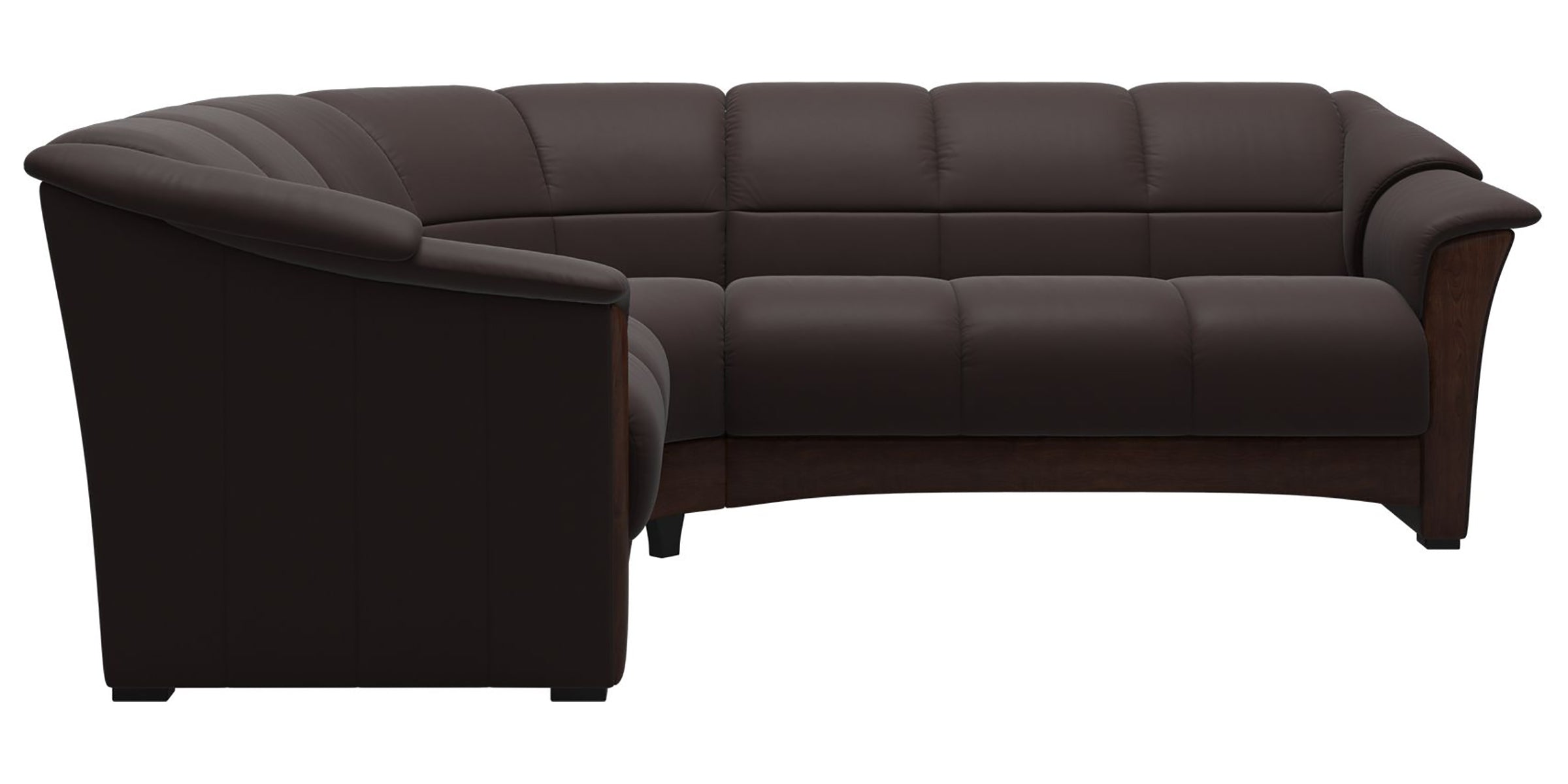 Paloma Leather Chocolate and Brown Base | Stressless Oslo Sectional | Valley Ridge Furniture