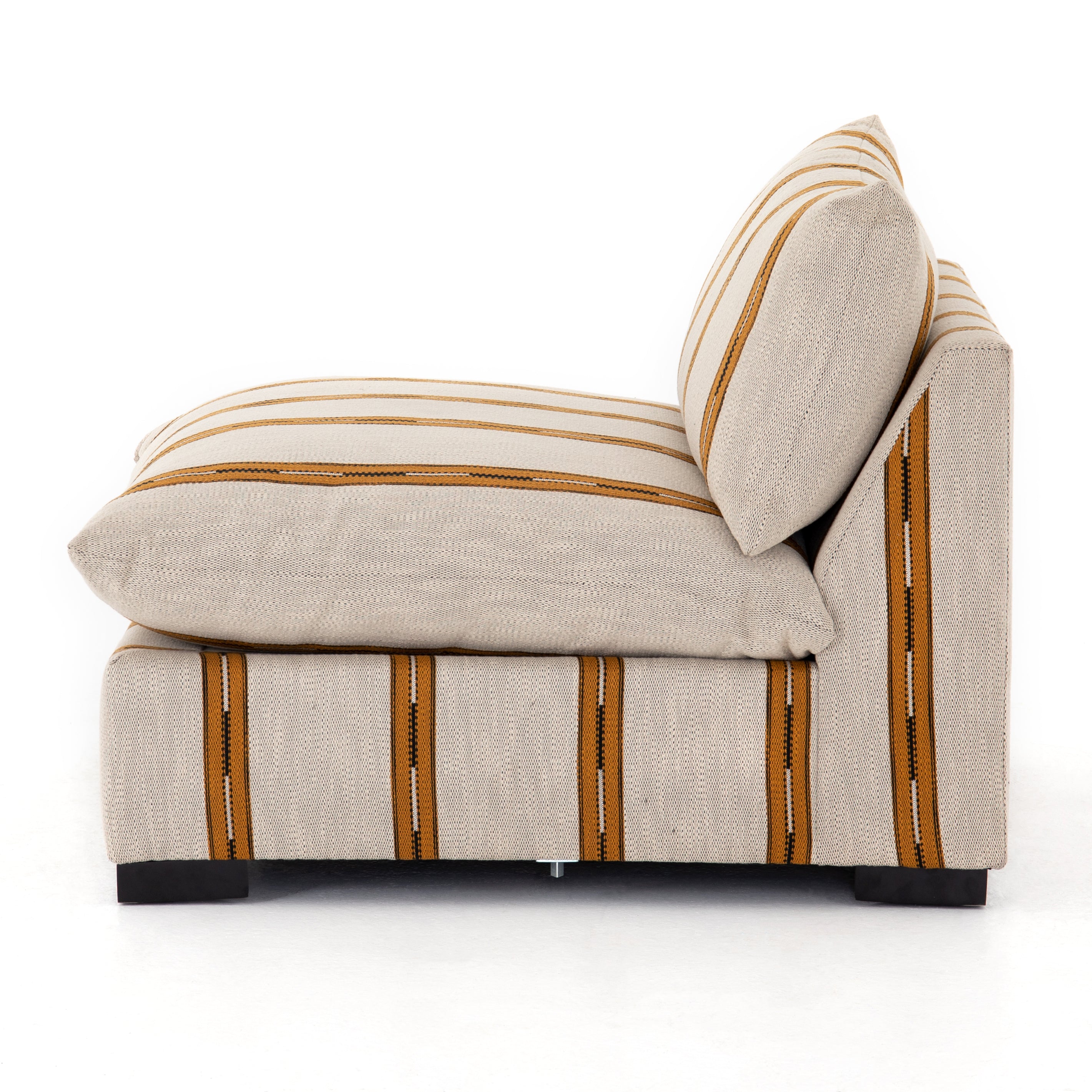 Zella Amber Fabric with Distressed Natural Pine | Grant Chair | Valley Ridge Furniture