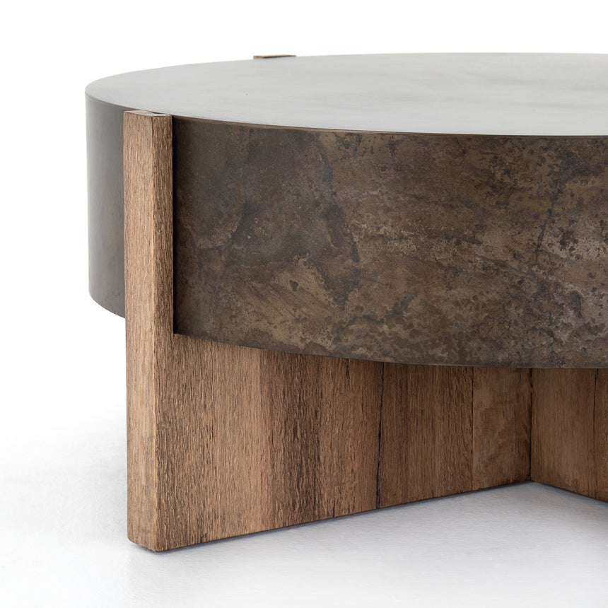 Distressed Iron | Bingham Coffee Table | Valley Ridge Furniture