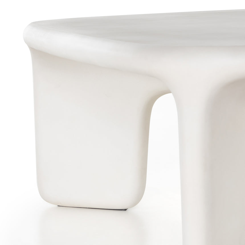 White Concrete | Dante Coffee Table | Valley Ridge Furniture