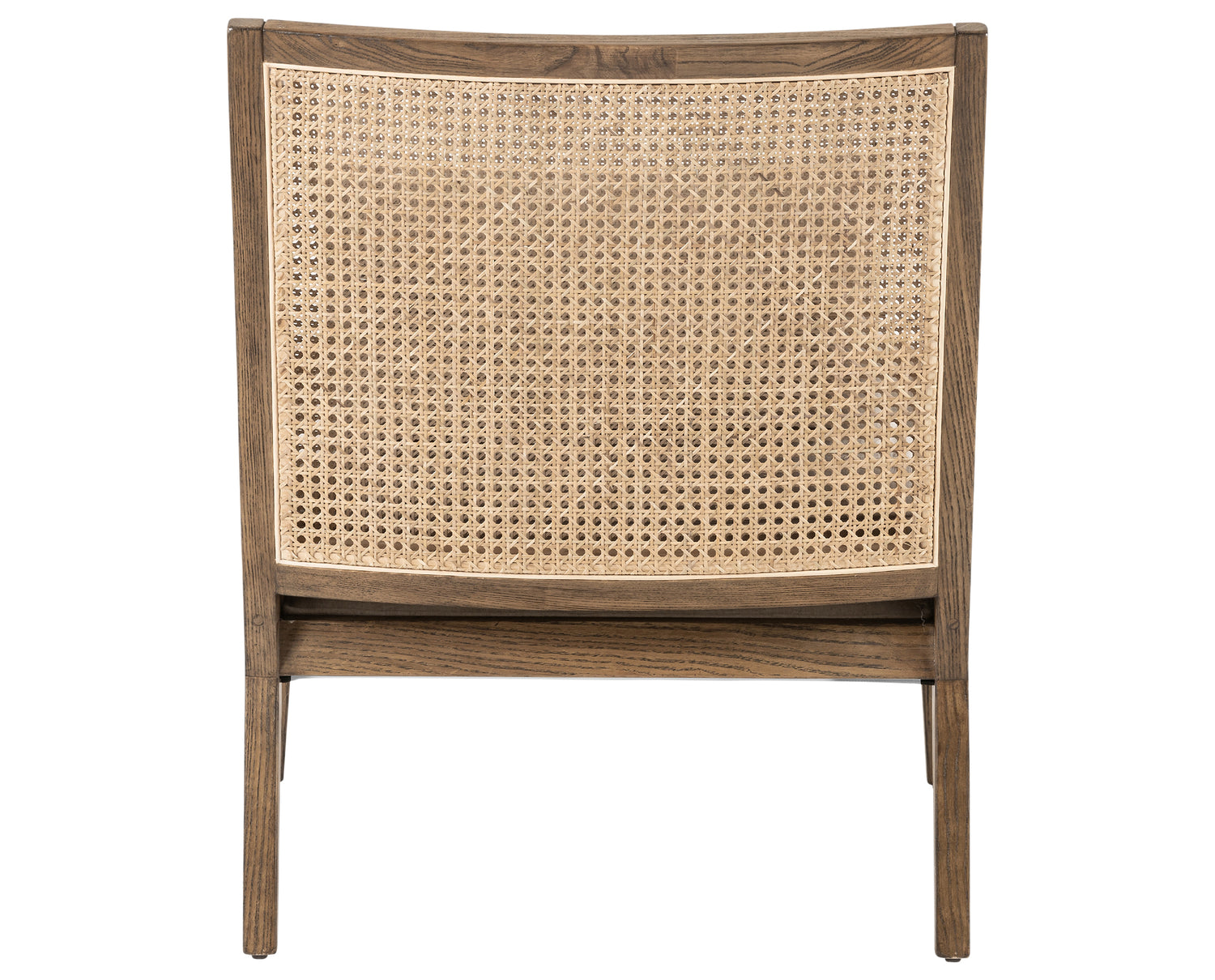 Savile Flax Fabric & Light Natural Cane with Toasted Parawood | Antonia Cane Chair | Valley Ridge Furniture